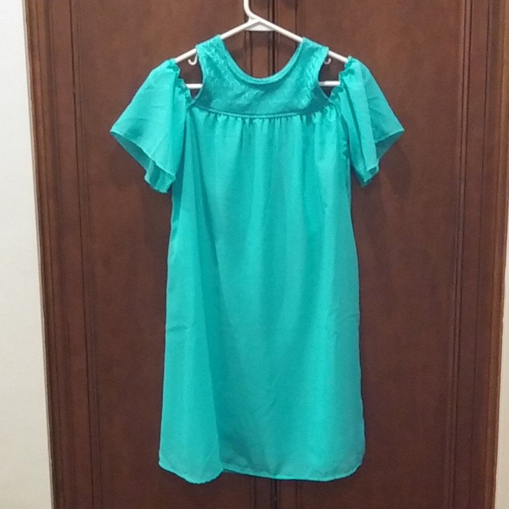 Children's Greenish/bluish dress 14 - 16